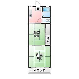 アルコ 2Kの間取図画像