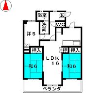 ナビタウン犬山  ｜ 愛知県犬山市大字羽黒字西向畑（賃貸マンション3LDK・5階・68.10㎡） その2