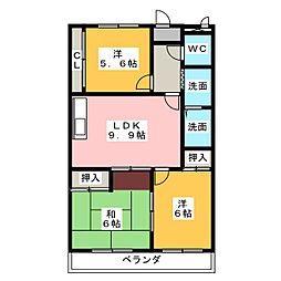 🉐敷金礼金0円！🉐サンシティ中ノ宮　Ａ棟