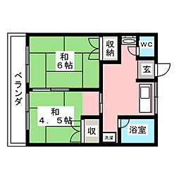 🉐敷金礼金0円！🉐松秀コーポ