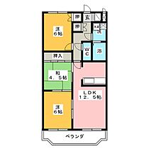 ファミールヴィレッジ  ｜ 愛知県犬山市大字上野字南向（賃貸マンション3LDK・3階・65.40㎡） その2