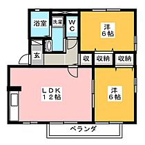 コトーソレイユ　B  ｜ 愛知県丹羽郡大口町余野１丁目（賃貸アパート2LDK・1階・55.48㎡） その2