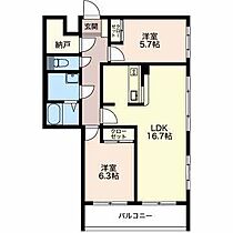 シャトー犬山  ｜ 愛知県犬山市大字犬山字北古券（賃貸マンション2LDK・1階・67.64㎡） その2