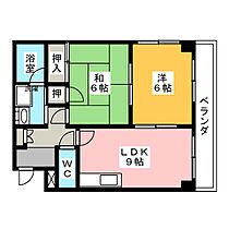 グレース犬山II  ｜ 愛知県犬山市内田東町（賃貸マンション2LDK・3階・46.17㎡） その2