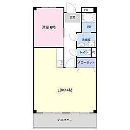 間取図画像 1LDK