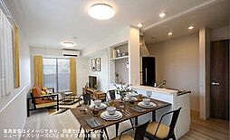 メゾン　ひまわり 203 2階1LDKのリビング/ダイニング