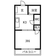 物件の間取り