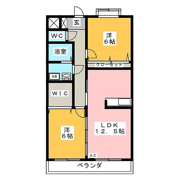 ＳＣ21 ｜愛知県豊田市寿町４丁目(賃貸マンション2LDK・5階・58.50㎡)の写真 その2