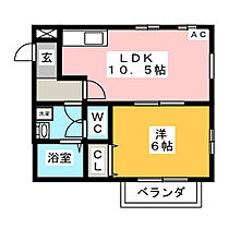 トーマスIII  ｜ 愛知県豊田市桝塚東町中郷（賃貸アパート1LDK・2階・34.02㎡） その2