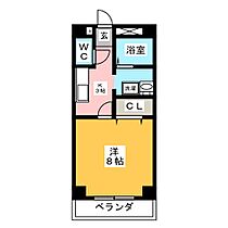 ＮＩＣＥ・ＯＮＥ新町  ｜ 愛知県豊田市新町４丁目（賃貸マンション1K・2階・27.00㎡） その2