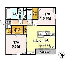 GRAND　D-ROOM　花園 201 ｜ 愛知県豊田市花園町前田2番地4（賃貸アパート2LDK・2階・54.08㎡） その2