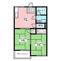 コーポ石川  ｜ 愛知県西尾市熊味町北十五夜（賃貸マンション2DK・2階・50.00㎡） その2