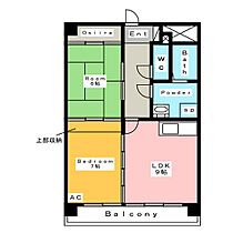 オーキッドマンション末広  ｜ 愛知県安城市末広町（賃貸マンション2LDK・7階・56.30㎡） その2