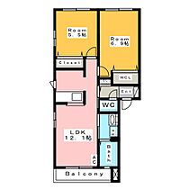 メゾン東町  ｜ 愛知県安城市東町屋敷（賃貸アパート2LDK・2階・54.04㎡） その2