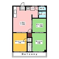 サンリバー藤本　Ｂ  ｜ 愛知県安城市古井町高見（賃貸マンション3LDK・1階・53.87㎡） その2