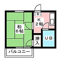 西脇ハイツ  ｜ 愛知県清須市土器野（賃貸アパート1K・1階・20.50㎡） その2