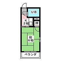 メゾン服部II  ｜ 愛知県稲沢市国府宮２丁目（賃貸マンション1K・4階・16.53㎡） その2