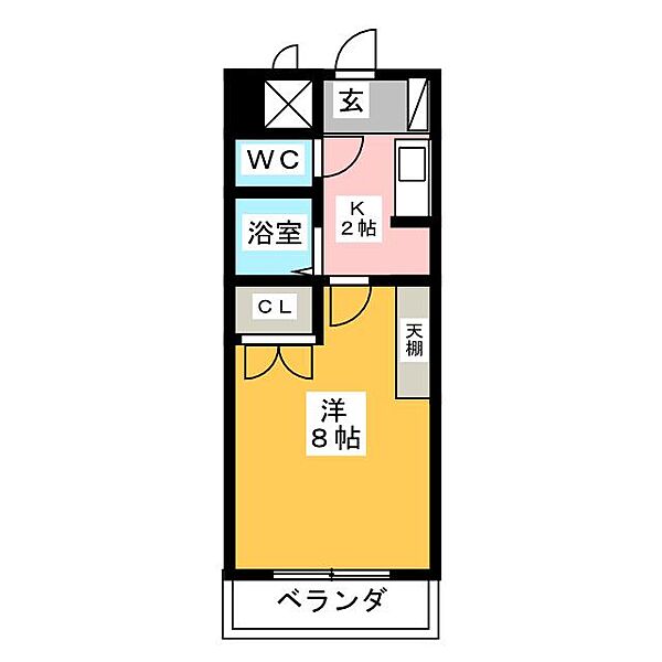 ＫＩＮＹＡビル ｜愛知県稲沢市高御堂２丁目(賃貸マンション1K・1階・23.50㎡)の写真 その2