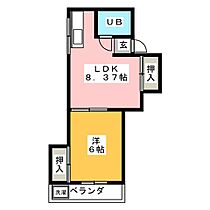 エクセランス稲島  ｜ 愛知県稲沢市稲島１０丁目（賃貸マンション1LDK・4階・30.50㎡） その2