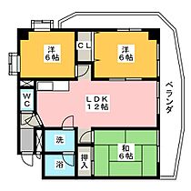 ハビタート国府宮  ｜ 愛知県稲沢市小沢３丁目（賃貸マンション3LDK・3階・62.00㎡） その2