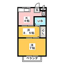 ニューシティフジ  ｜ 愛知県稲沢市小池３丁目（賃貸マンション2K・2階・34.77㎡） その2