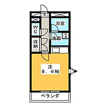 メゾンドＦ  ｜ 愛知県清須市阿原星の宮（賃貸マンション1R・1階・23.10㎡） その2