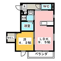 Sun AngelII W棟  ｜ 愛知県清須市清洲（賃貸マンション1LDK・3階・36.91㎡） その2