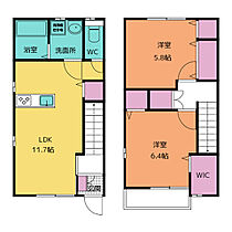 サングローヴＭ　Ａ棟  ｜ 愛知県清須市阿原宮前（賃貸テラスハウス2LDK・2階・65.83㎡） その2