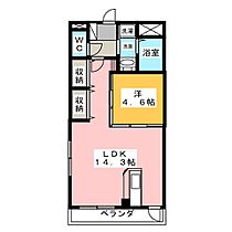 ファミールII  ｜ 愛知県稲沢市松下２丁目（賃貸マンション1LDK・1階・43.56㎡） その2