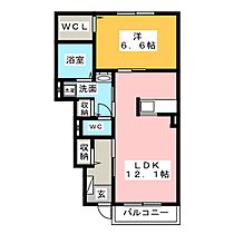 グレース　メゾン  ｜ 愛知県稲沢市下津片町（賃貸アパート1LDK・1階・48.35㎡） その2