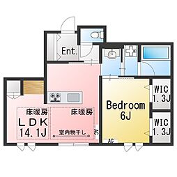 間取図画像 1SLDK