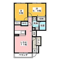 物件の間取り