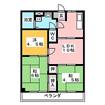 ハイツ味岡  ｜ 愛知県小牧市大字小松寺（賃貸マンション3LDK・2階・48.95㎡） その2