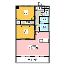 ＡＭＥＮＩＴＹ　ＧＯＬＤ  ｜ 愛知県小牧市中央１丁目（賃貸マンション2LDK・2階・60.80㎡） その2