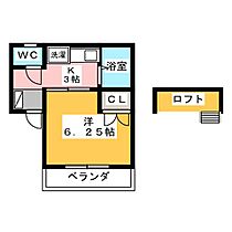 ラグハウス  ｜ 愛知県知立市牛田町コネハサマ（賃貸アパート1K・2階・21.93㎡） その2