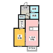 ビーナスUIII  ｜ 愛知県知立市牛田２丁目（賃貸アパート1LDK・1階・36.52㎡） その2