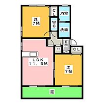 スカイシーKUNO  ｜ 愛知県知立市弘法町丁凪（賃貸アパート2LDK・1階・56.75㎡） その2