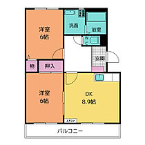 Ｐｏｐｏｌａｒｅ　Ｋ2  ｜ 愛知県東海市名和町３丁目（賃貸マンション2LDK・3階・50.06㎡） その2