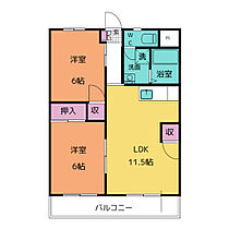 エスポ大門 202 ｜ 愛知県大府市追分町１丁目207（賃貸マンション3DK・2階・60.51㎡） その2