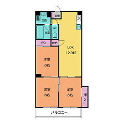 間取図画像 3LDK