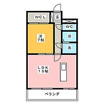 ウエストヒルズ西御堂  ｜ 愛知県常滑市阿野町６丁目（賃貸マンション1LDK・1階・51.84㎡） その2