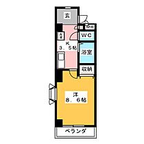 プラージュＫ  ｜ 愛知県知多市新舞子字竜（賃貸マンション1K・1階・27.26㎡） その2