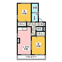 メゾン陶芸  ｜ 愛知県常滑市奥栄町１丁目（賃貸アパート2LDK・2階・50.42㎡） その2