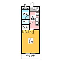 メルクールナカイ  ｜ 愛知県知多市新舞子字竹ノ花（賃貸アパート1K・2階・24.00㎡） その2