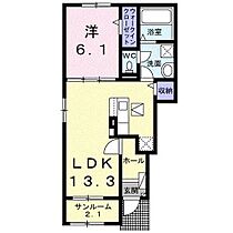 ネオ　エルブI 101 ｜ 愛知県常滑市大和町１丁目145番地（賃貸アパート1LDK・1階・50.01㎡） その2