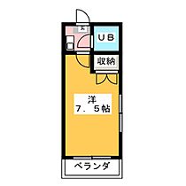 プレジデントＫｉＭｕＲａ  ｜ 愛知県岩倉市下本町下市場（賃貸マンション1K・2階・21.45㎡） その2