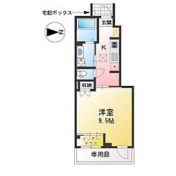 仮)岩倉市S様 賃貸アパート工事 1Kの間取図画像