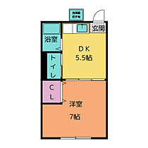 みどりコーポ  ｜ 愛知県豊明市栄町南舘（賃貸アパート1DK・1階・26.40㎡） その2