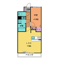 コペッツ桃山 105 ｜ 愛知県大府市桃山町２丁目4番地5（賃貸アパート1LDK・1階・40.90㎡） その2