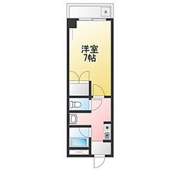 メゾンタカハシ 1Kの間取図画像